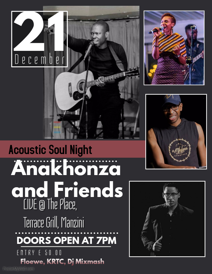 ANAKHONZA  FRIENDS ACOUSTIC SOUL NIGHT Pic